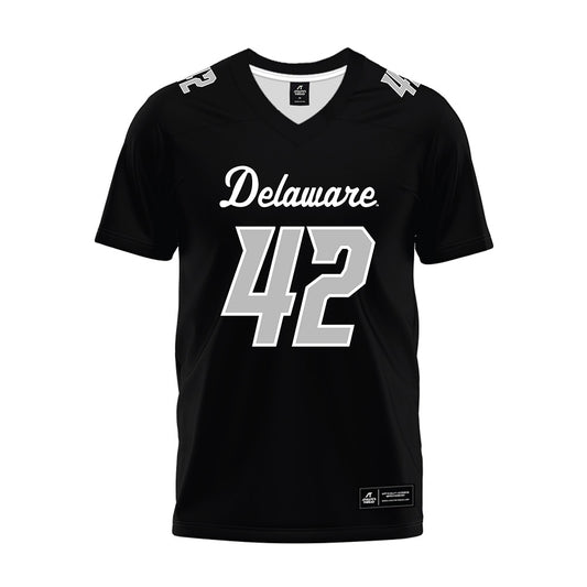 Delaware - NCAA Football : Alexander Adebayo - Black Premium Football Jersey-0