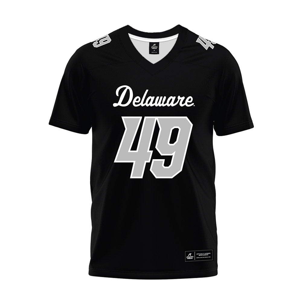 Delaware - NCAA Football : Maddox Sills - Black Premium Football Jersey-0
