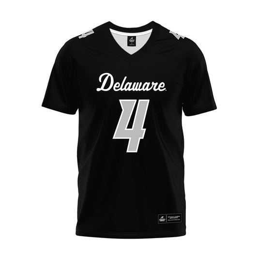 Delaware - NCAA Football : Akhoury Lyde - Black Premium Football Jersey-0