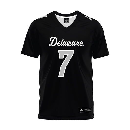 Delaware - NCAA Football : KT Seay - Black Premium Football Jersey-0