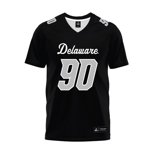 Delaware - NCAA Football : Logan Klein - Black Premium Football Jersey-0