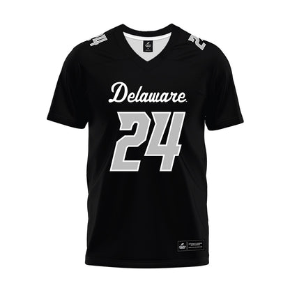Delaware - NCAA Football : Jalen Ross - Black Premium Football Jersey-0