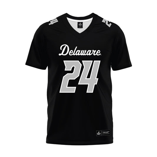 Delaware - NCAA Football : Jalen Ross - Black Premium Football Jersey-0