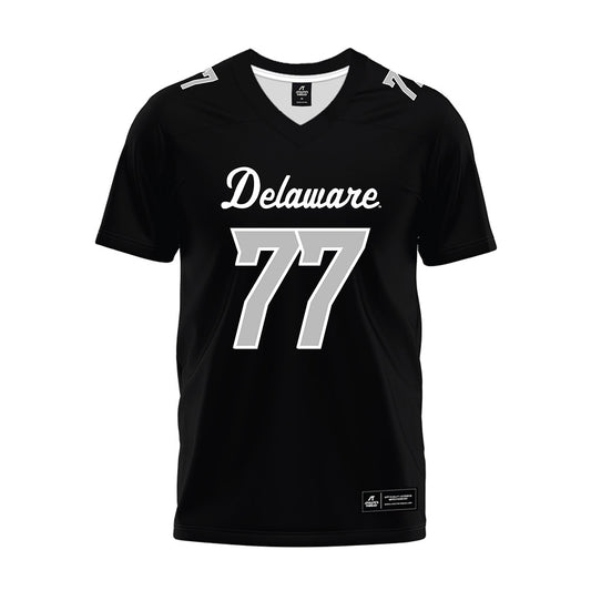 Delaware - NCAA Football : Jack Small - Black Premium Football Jersey-0