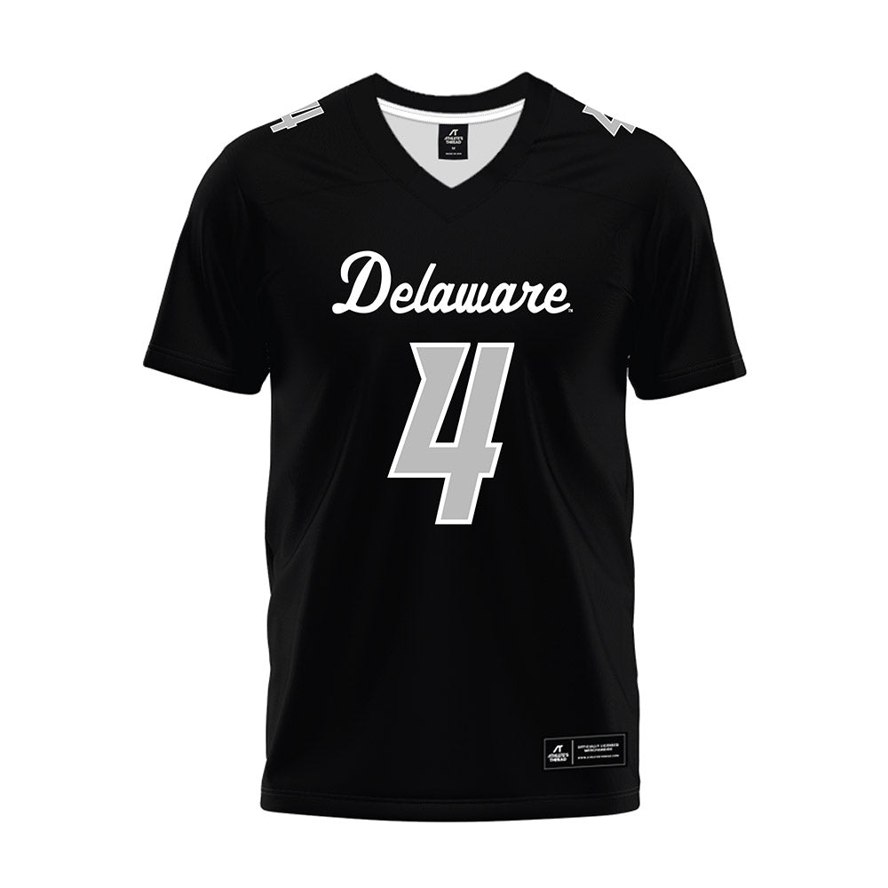 Delaware - NCAA Football : Nicholas Minicucci - Black Premium Football Jersey-0