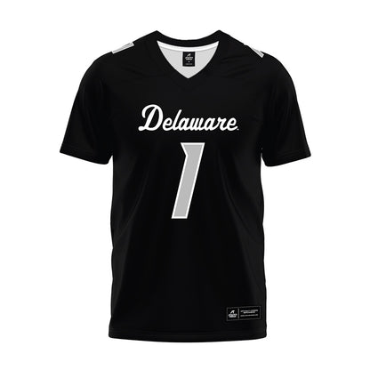 Delaware - NCAA Football : Brandon Rehmann - Black Premium Football Jersey-0