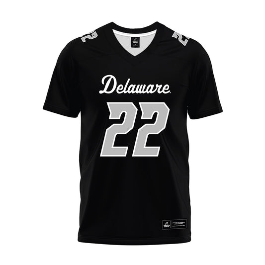 Delaware - NCAA Football : Jawarren Corbin - Black Premium Football Jersey-0