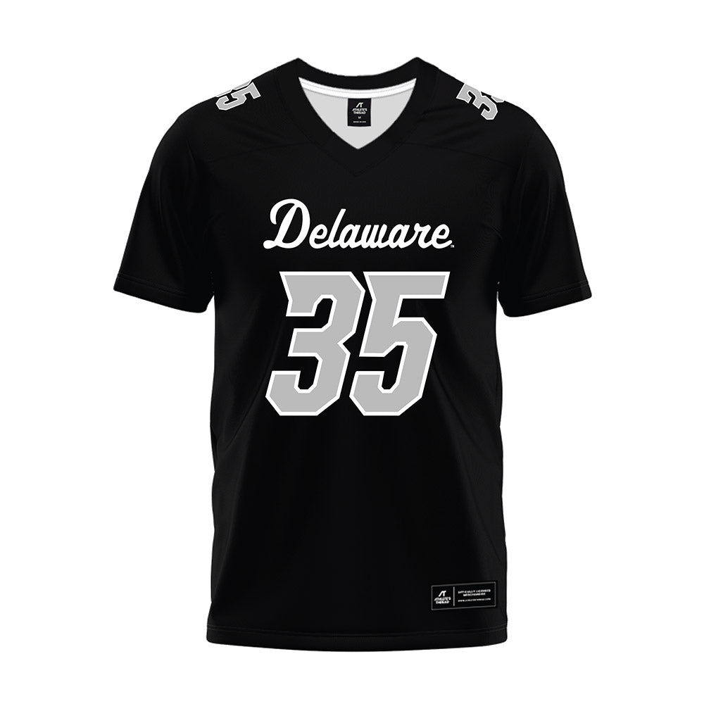 Delaware - NCAA Football : Gavin Moul - Black Premium Football Jersey-0