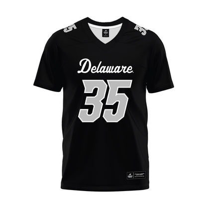 Delaware - NCAA Football : Gavin Moul - Black Premium Football Jersey-0