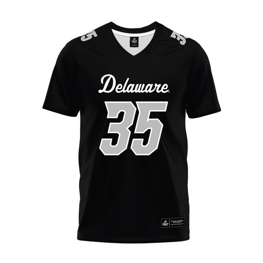 Delaware - NCAA Football : Gavin Moul - Black Premium Football Jersey-0