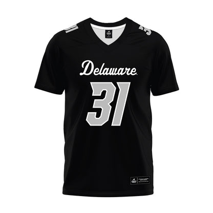 Delaware - NCAA Football : Brandon Gorham - Black Premium Football Jersey-0