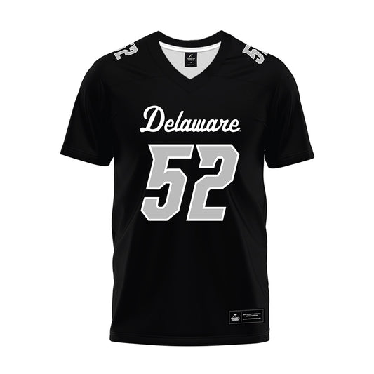 Delaware - NCAA Football : Dom Brogna - Black Premium Football Jersey-0