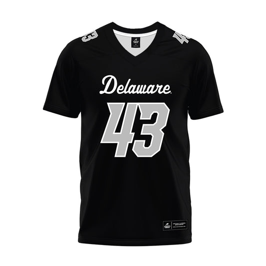 Delaware - NCAA Football : Luke Brown - Black Premium Football Jersey-0