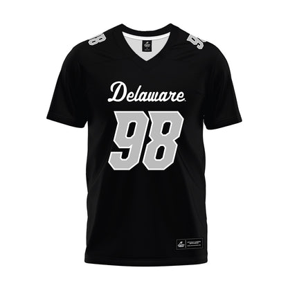 Delaware - NCAA Football : Nicholas Karika - Black Premium Football Jersey-0