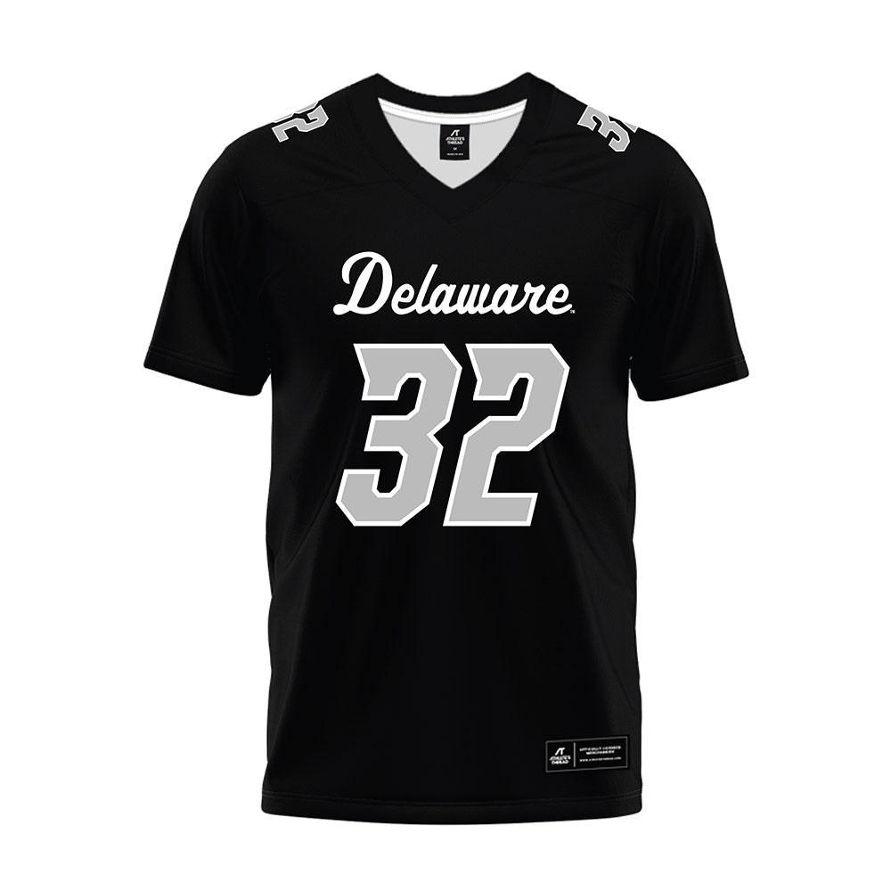 Delaware - NCAA Football : Marje Mulumba - Black Premium Football Jersey-0