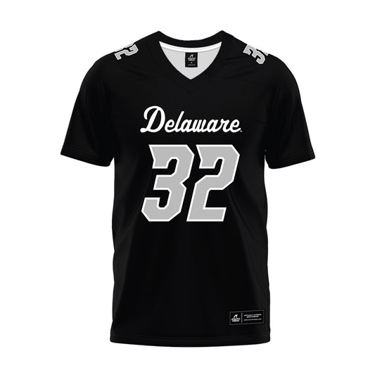 Delaware - NCAA Football : Marje Mulumba - Black Premium Football Jersey-0