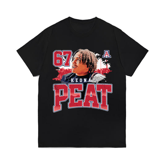 Arizona - NCAA Football : Keona Peat - Collage Comfort Colors T-Shirt-0