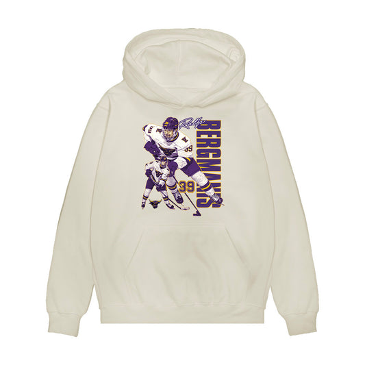 Minn. St. - NCAA Men's Ice Hockey : Ralfs Bergmanis - Collage Premium Hooded Sweatshirt-0