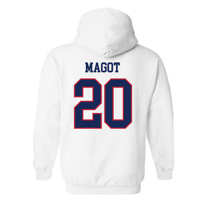 Arizona - NCAA Women's Basketball : Achol Magot - Classic Shersey Hooded Sweatshirt-1