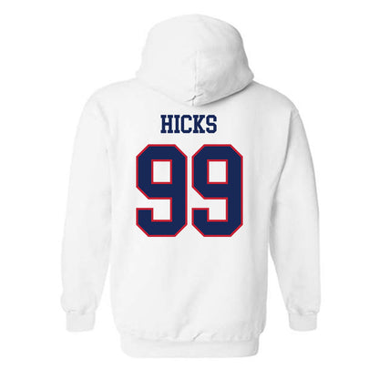 Arizona - NCAA Baseball : Garrett Hicks - Classic Shersey Hooded Sweatshirt-1