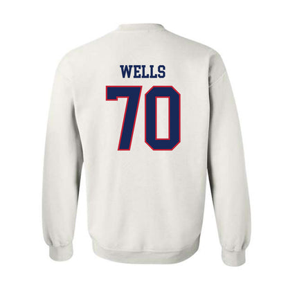 Arizona - NCAA Football : Zarius Wells - Classic Shersey Crewneck Sweatshirt-1