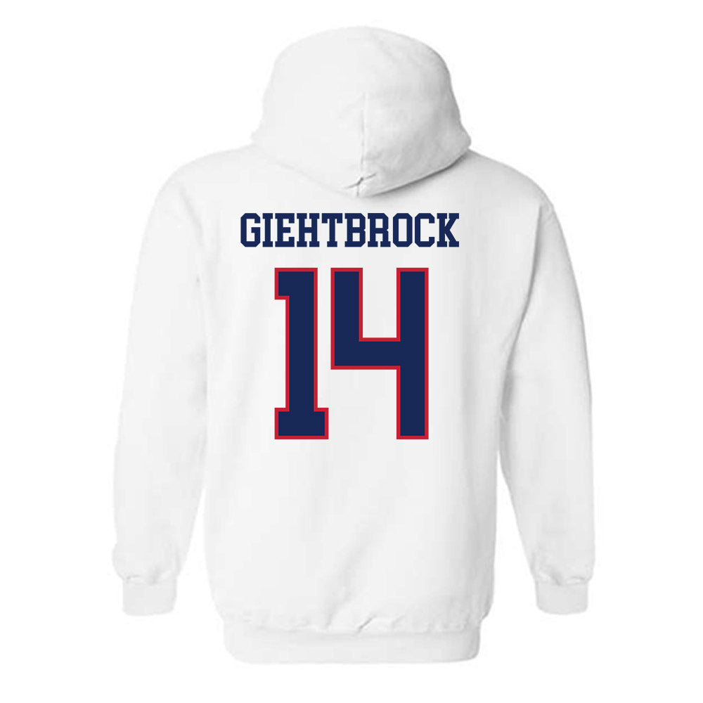 Arizona - NCAA Women's Volleyball : Chloe Giehtbrock - Classic Shersey Hooded Sweatshirt-1