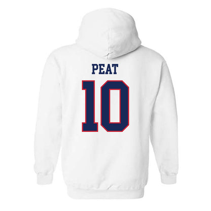 Arizona - NCAA Men's Basketball : Koa Peat - Classic Shersey Hooded Sweatshirt-1