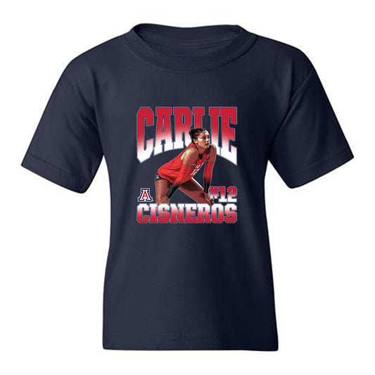 Arizona - NCAA Women's Volleyball : Carlie Cisneros - Graphic Tee Youth T-Shirt-0