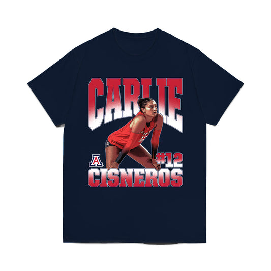 Arizona - NCAA Women's Volleyball : Carlie Cisneros - Graphic Tee Comfort Colors T-Shirt-0