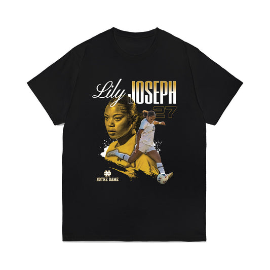 Notre Dame - NCAA Women's Soccer : Lily Joseph - Collage Comfort Colors T-Shirt-0