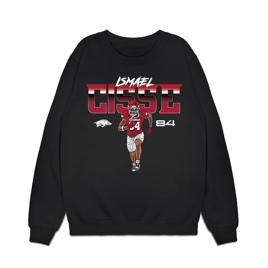 Arkansas - NCAA Football : Ismael Cisse - Collage Premium Crewneck Sweatshirt-0