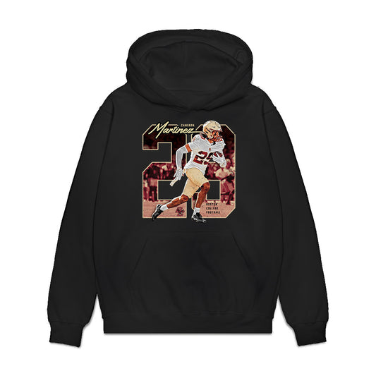 Boston College - NCAA Football : Cameron Martinez - Collage Premium Hooded Sweatshirt-0