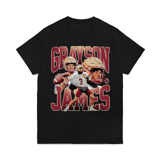 Boston College - NCAA Football : Grayson James - Collage Comfort Colors T-Shirt-0