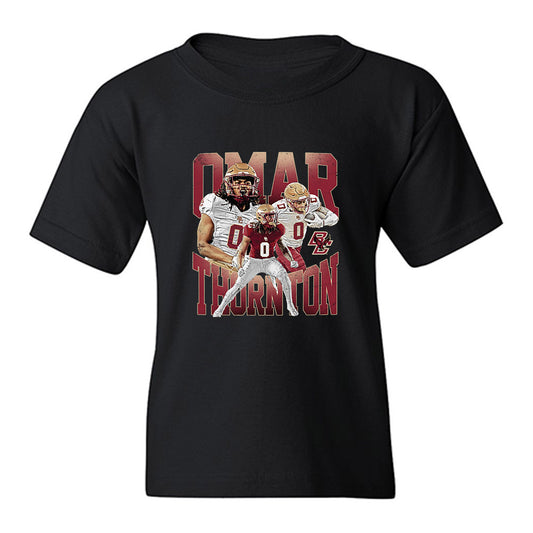 Boston College - NCAA Football : Omar Thornton - Collage Youth T-Shirt-0