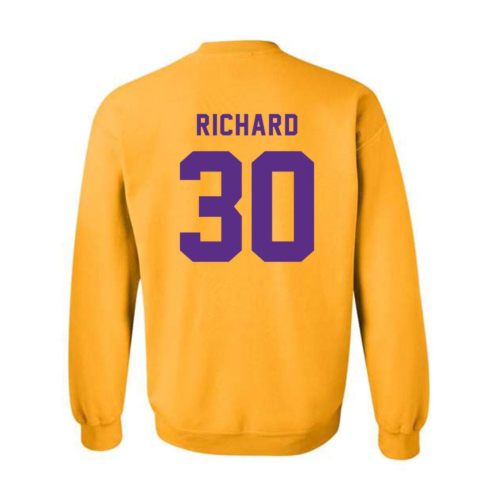 LSU - NCAA Women's Basketball : Jada Richard - Classic Shersey Crewneck Sweatshirt-1