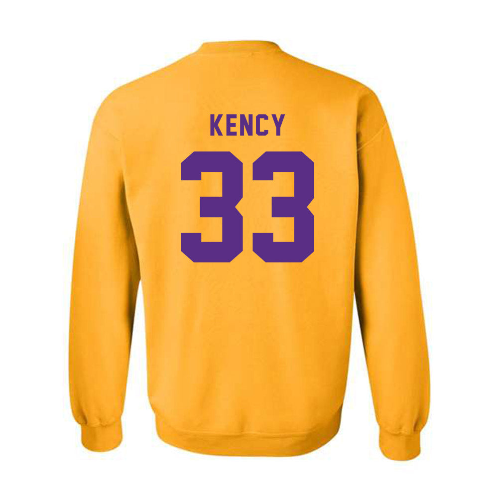 LSU - NCAA Football : David Kency - Classic Shersey Crewneck Sweatshirt-1
