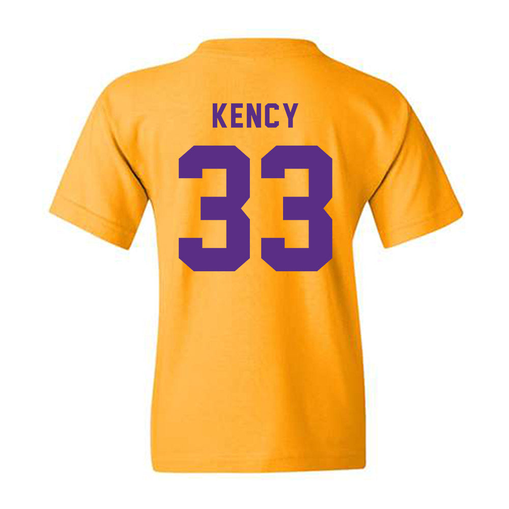 LSU - NCAA Football : David Kency - Classic Shersey Youth T-Shirt-1