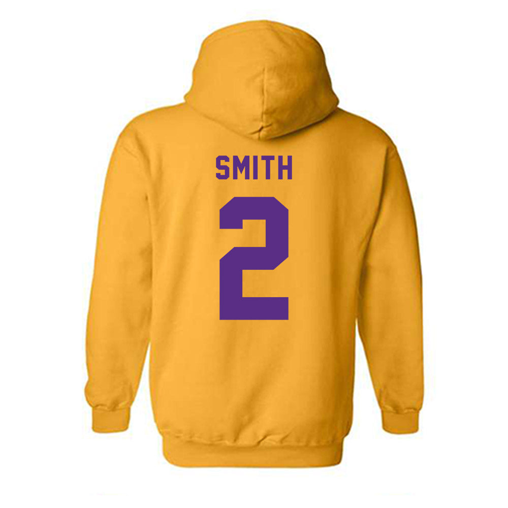 LSU - NCAA Women's Volleyball : Tireh Smith - Classic Shersey Hooded Sweatshirt-1