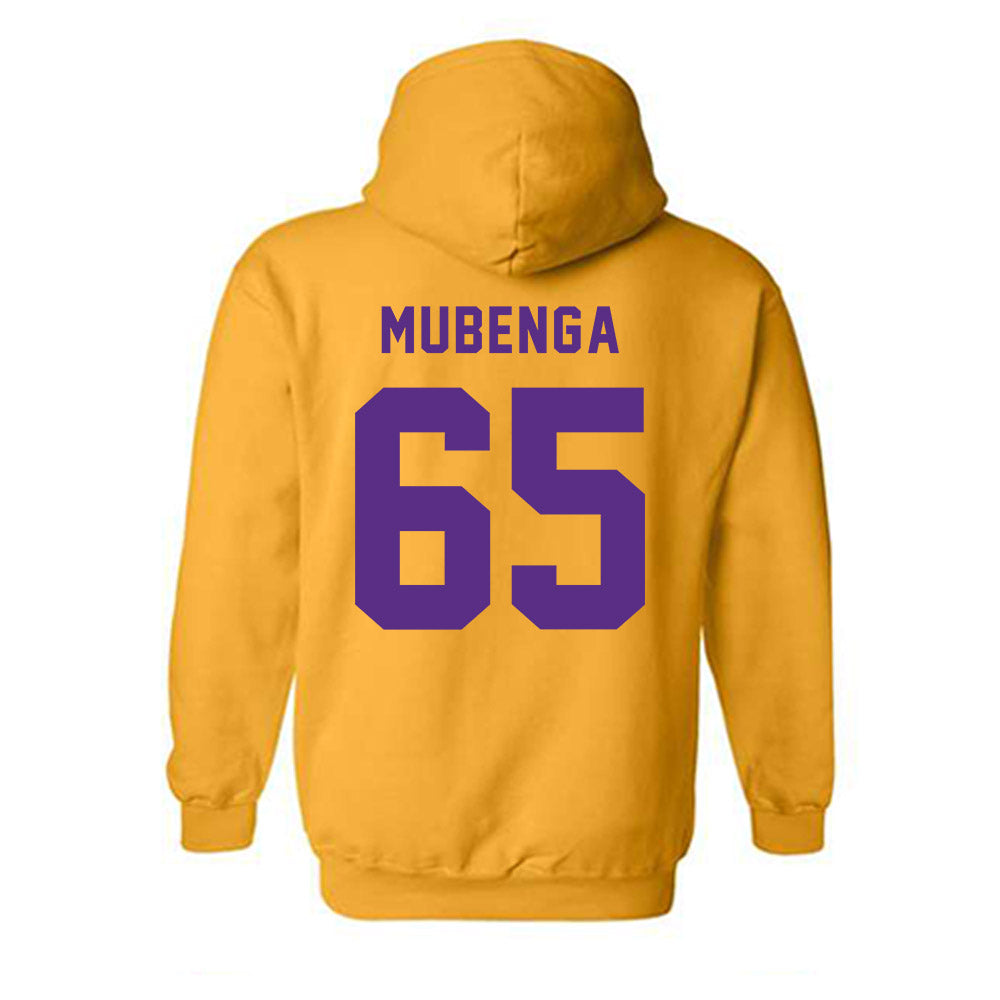 LSU - NCAA Football : Paul Mubenga - Classic Shersey Hooded Sweatshirt-1