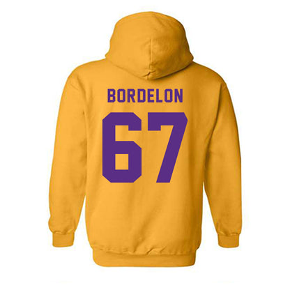 LSU - NCAA Football : Bo Bordelon - Classic Shersey Hooded Sweatshirt-1