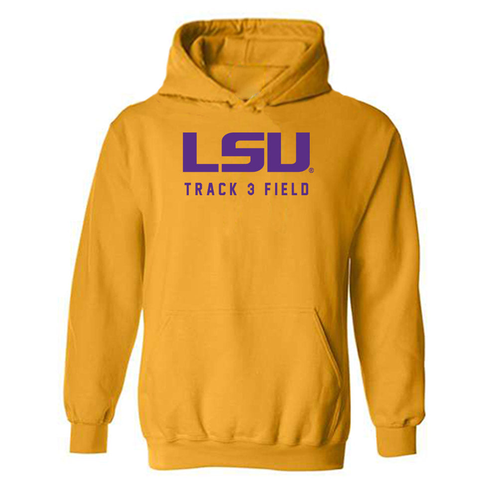 LSU - NCAA Men's Track & Field : Trenton Sandler - Classic Shersey Hooded Sweatshirt-0