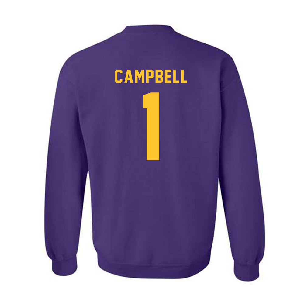 LSU - NCAA Beach Volleyball : Gracey James Campbell - Classic Shersey Crewneck Sweatshirt-1