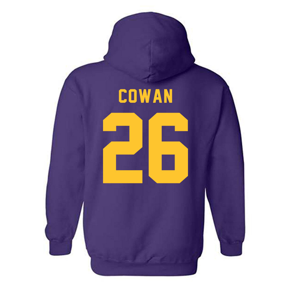 LSU - NCAA Baseball : Zac Cowan - Classic Shersey Hooded Sweatshirt-1