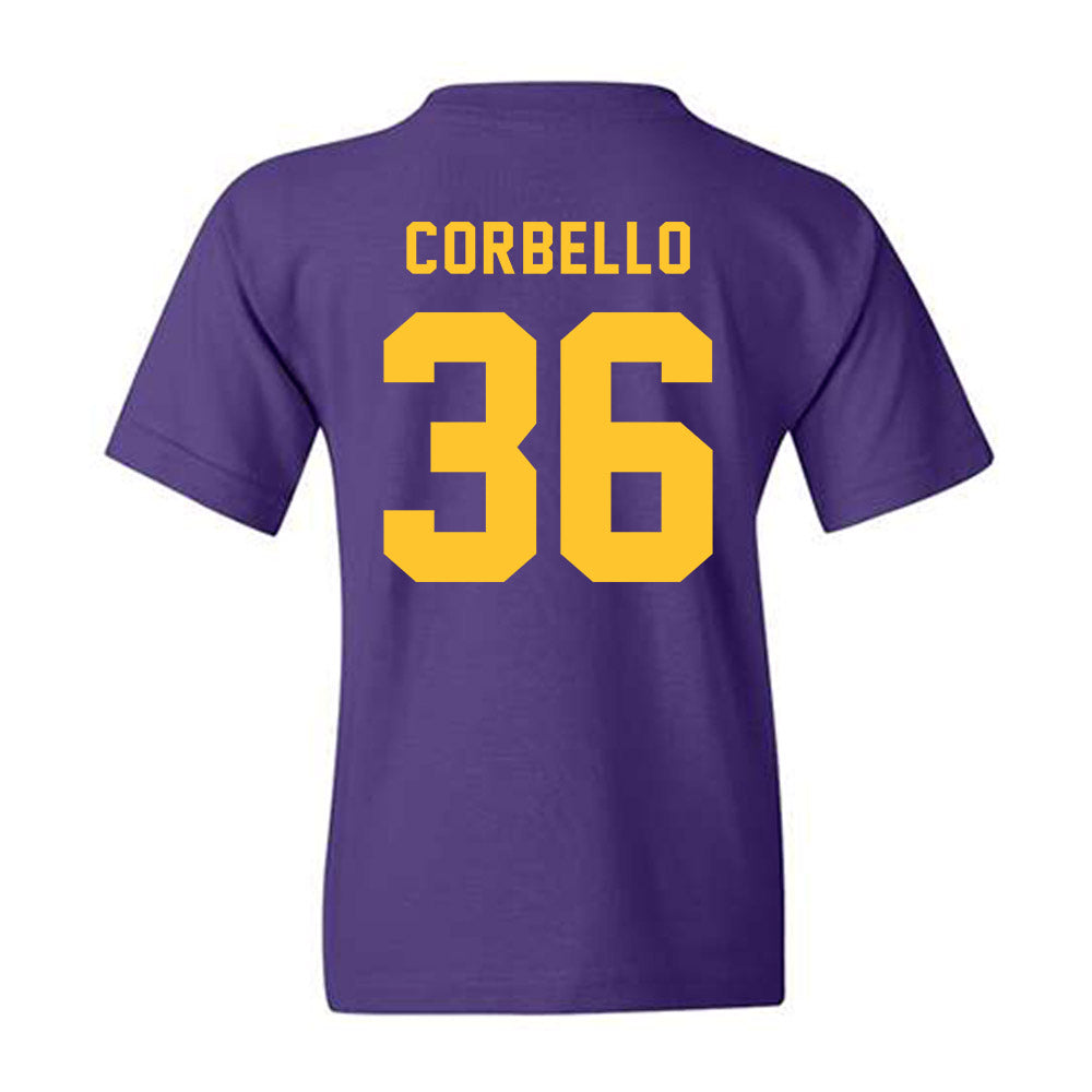 LSU - NCAA Football : Aidan Corbello - Classic Shersey Youth T-Shirt-1