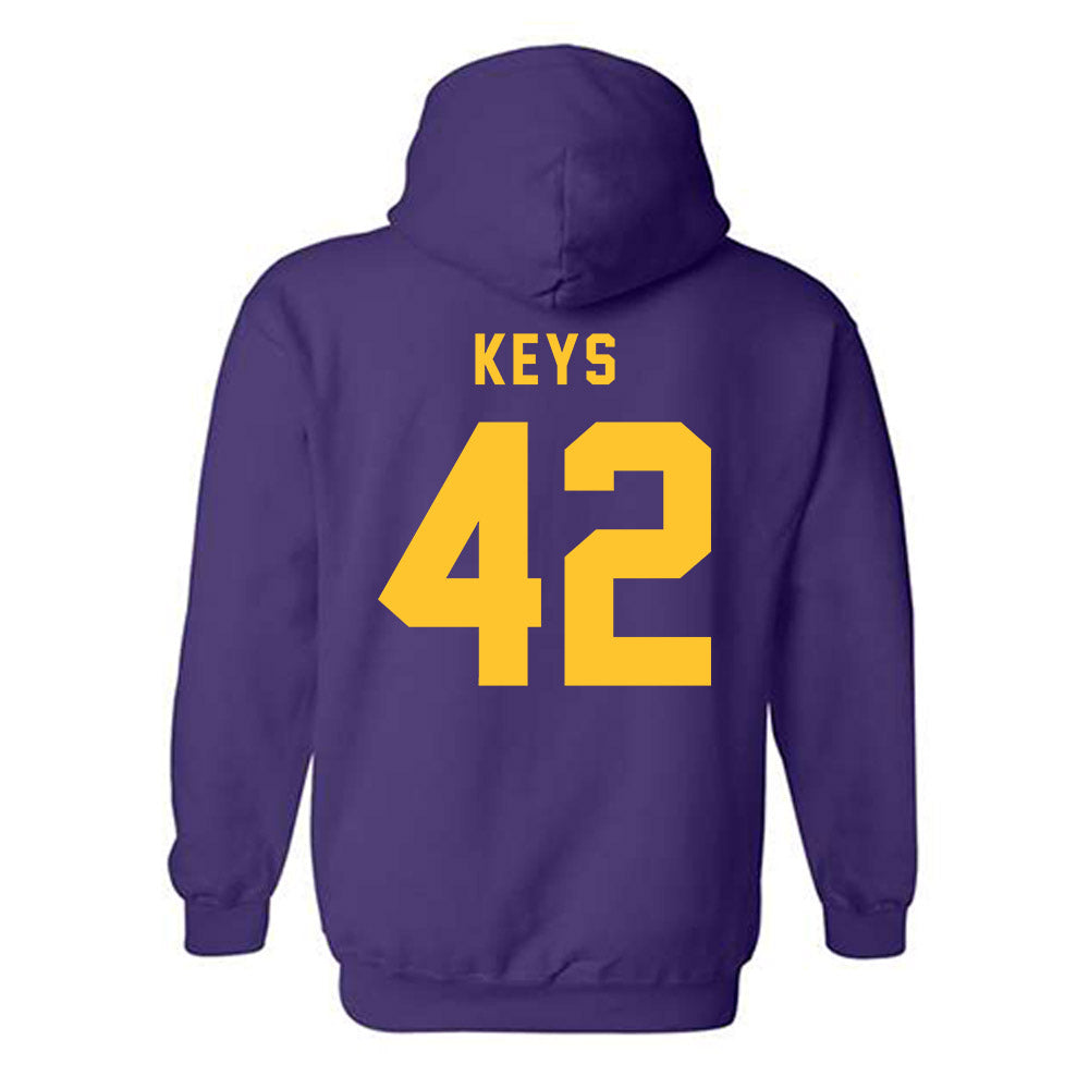 LSU - NCAA Football : Davhon Keys - Classic Shersey Hooded Sweatshirt-1