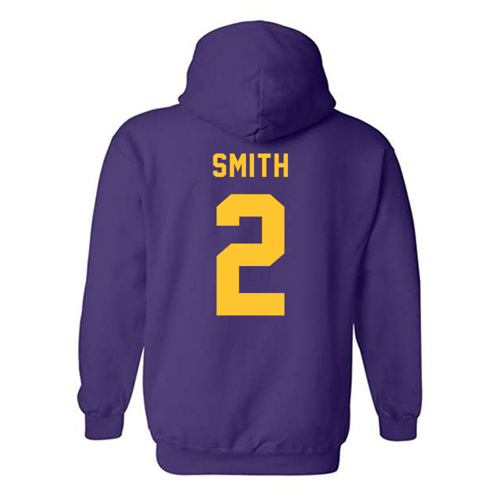 LSU - NCAA Women's Volleyball : Tireh Smith - Classic Shersey Hooded Sweatshirt-1