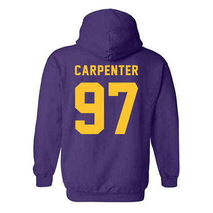 LSU - NCAA Football : Dylan Carpenter - Classic Shersey Hooded Sweatshirt-1