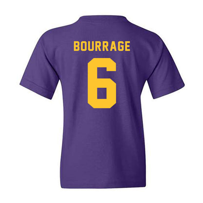 LSU - NCAA Women's Basketball : Divine Bourrage - Classic Shersey Youth T-Shirt-1
