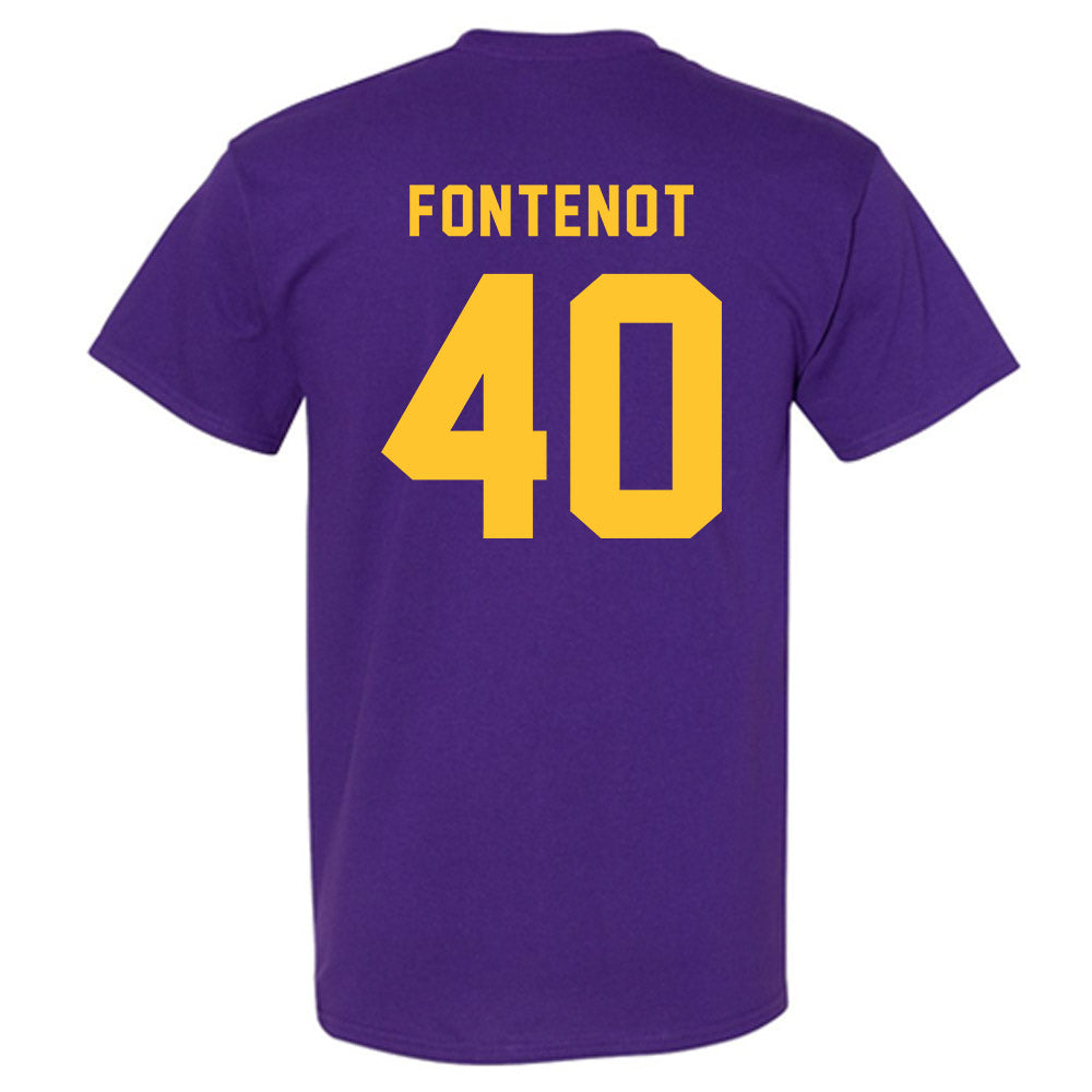 LSU - NCAA Baseball : Grant Fontenot - Classic Shersey T-Shirt-1