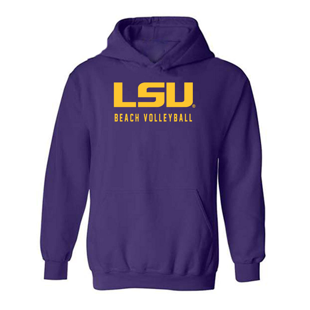 LSU - NCAA Beach Volleyball : Gracey James Campbell - Classic Shersey Hooded Sweatshirt-0